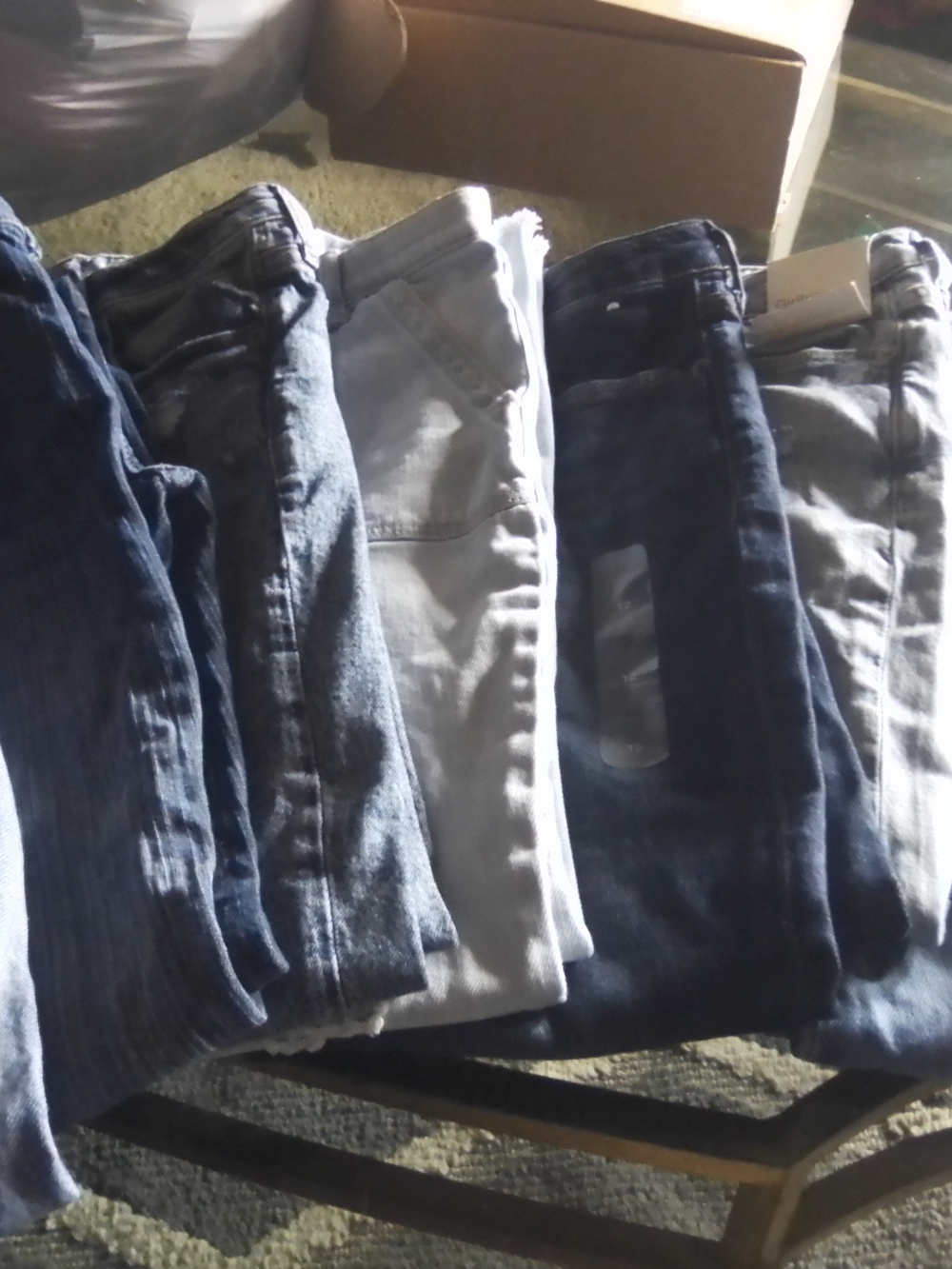 Girlfriend Fit Jeans - Light Wash Blue